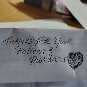 Handwritten Note Paper with Black Ink Pen Script - White